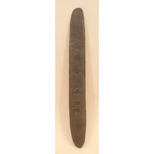 Tribal Art - a 19th century Australian Aboriginal tjurunga or churinga ...