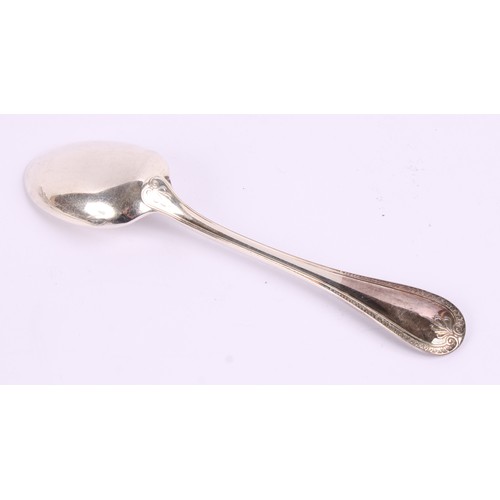 46 - A set of twelve Christofle silver plated teaspoons, 10cm long