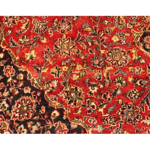 A Persian design Kashan type wool rug or carpet, 390cm x 289cm