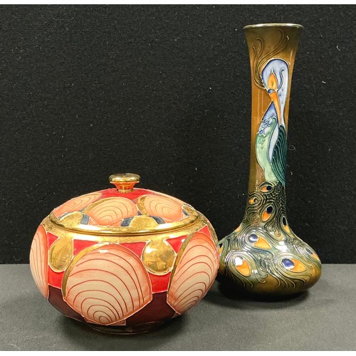 5096 - A Moorcroft ovoid jar and cover, Royal Betrothal pattern, designed by Vicky Lovatt, tube lined with ... 