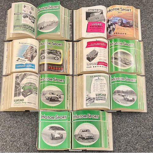 5581 - Motorsport/Racing interest - 1950-1960, a collection of Motor Sport incorporating Speed magazines,  ... 