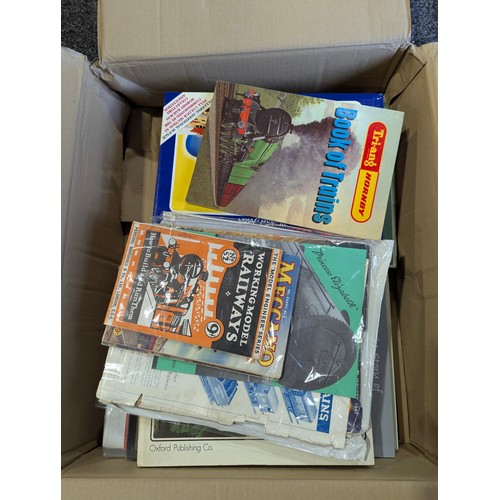 5658 - Books - Model Railway, various, publications, trade catalogues and reference (7 boxes)