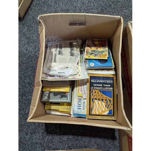 5658 - Books - Model Railway, various, publications, trade catalogues and reference (7 boxes)