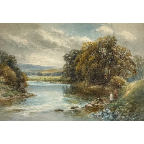 2 - Frank Gresley (1855-1936) 
Bolton Abbey 
signed, watercolour, 26cm x 38cm