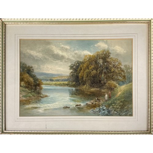 2 - Frank Gresley (1855-1936) 
Bolton Abbey 
signed, watercolour, 26cm x 38cm
