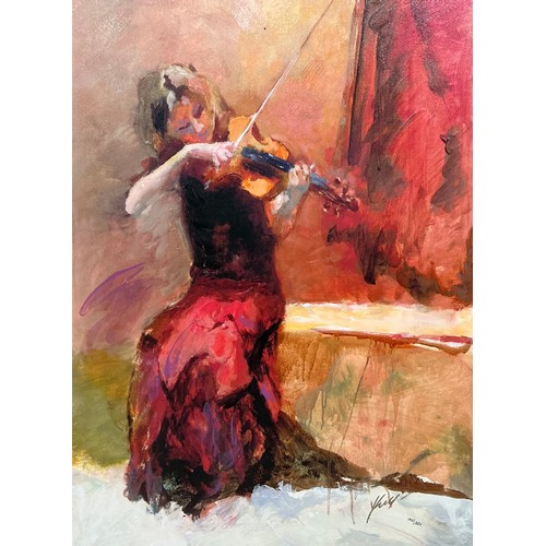 5 - Hua Chen 
Practice 
signed, limited edition number 193/350, giclée print on canvas, 77.5cm x 57cm