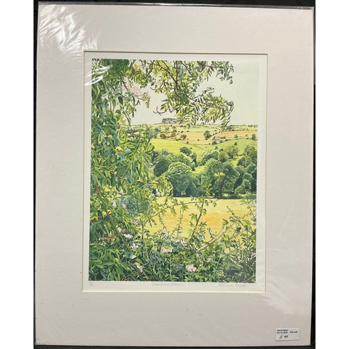 23 - Rosalind Forster (British, bn. 1948) A folio of signed limited edition gicleé prints - floral still ... 