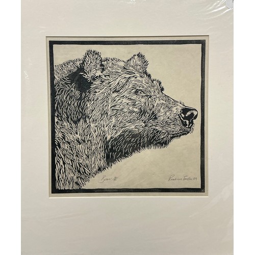 24 - Rosalind Forster (British, bn. 1948) A group of four lithograph, and linocut prints - Floreat, signe... 