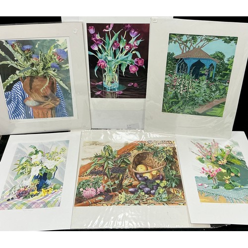 26 - Rosalind Forster (British, bn. 1948) a folio of limited edition lithographic, giclee, and linocut pr... 