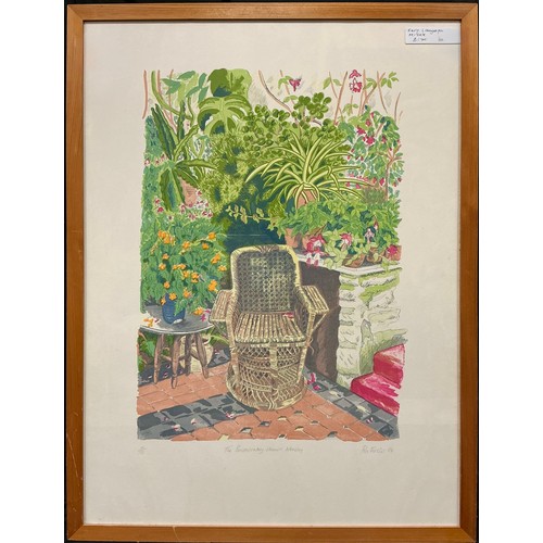 27 - Rosalind Forster (British, bn. 1948) A set of three - The Conservatory Chair, Wensleydale;  The Cons... 