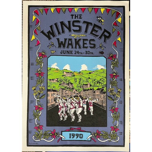 31 - Rosalind Forster (British, bn. 1948) a set of eleven Winster Wakes posters, from 1980 to 1990, each ... 