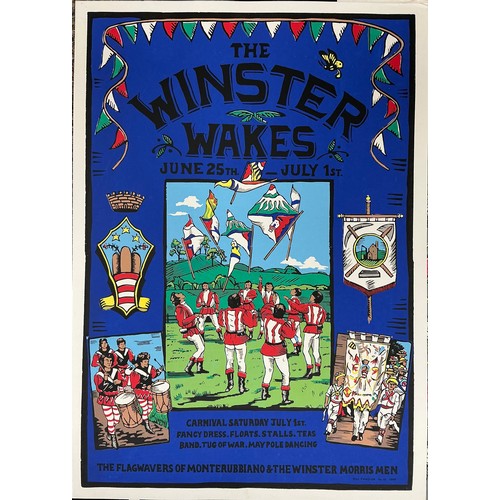 31 - Rosalind Forster (British, bn. 1948) a set of eleven Winster Wakes posters, from 1980 to 1990, each ... 