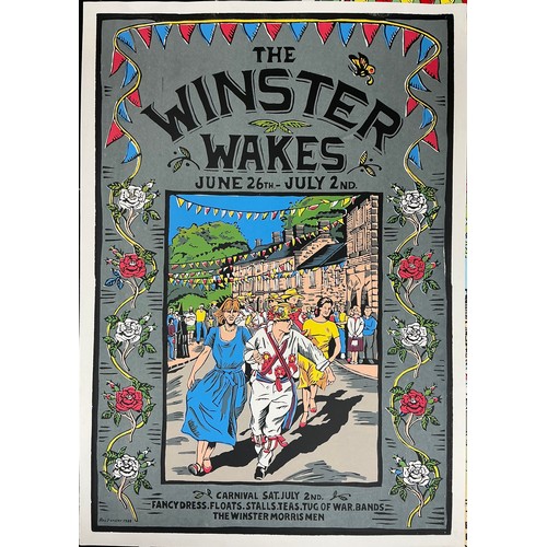 31 - Rosalind Forster (British, bn. 1948) a set of eleven Winster Wakes posters, from 1980 to 1990, each ... 