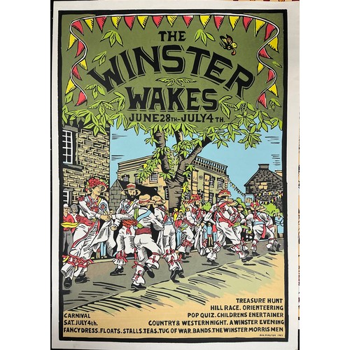 31 - Rosalind Forster (British, bn. 1948) a set of eleven Winster Wakes posters, from 1980 to 1990, each ... 