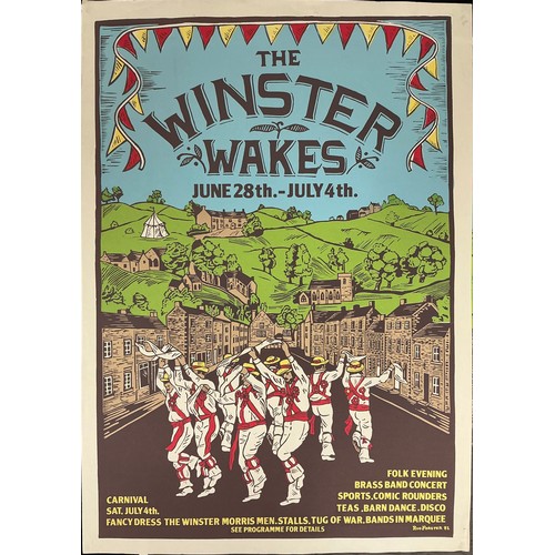 31 - Rosalind Forster (British, bn. 1948) a set of eleven Winster Wakes posters, from 1980 to 1990, each ... 