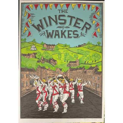 31 - Rosalind Forster (British, bn. 1948) a set of eleven Winster Wakes posters, from 1980 to 1990, each ... 
