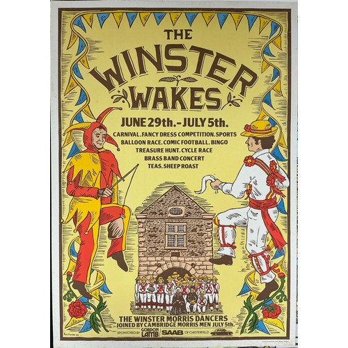 31 - Rosalind Forster (British, bn. 1948) a set of eleven Winster Wakes posters, from 1980 to 1990, each ... 