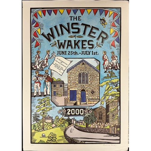 31 - Rosalind Forster (British, bn. 1948) a set of eleven Winster Wakes posters, from 1980 to 1990, each ... 