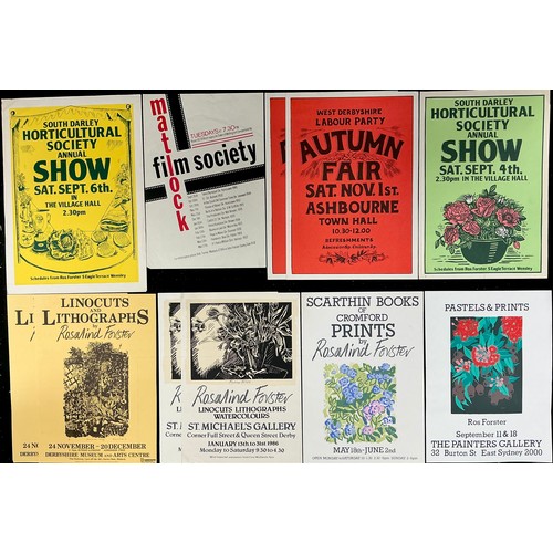 31 - Rosalind Forster (British, bn. 1948) a set of eleven Winster Wakes posters, from 1980 to 1990, each ... 