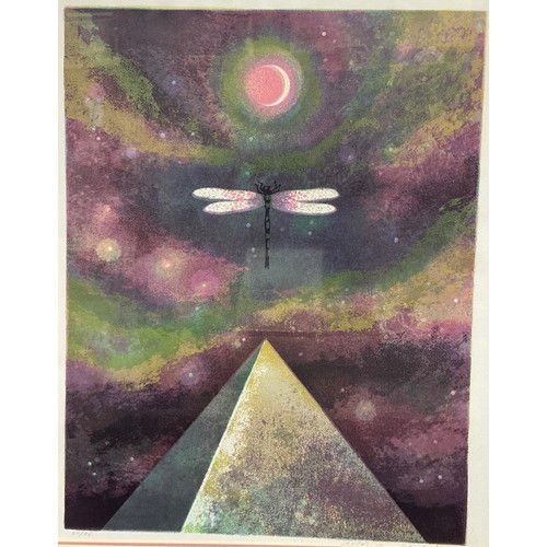 36 - Helen Lieros (Zimbabwean, bn. 1940) Delphi Horses, signed, mixed media, 62.5cm x 61.5cm;  Wendy Mala... 