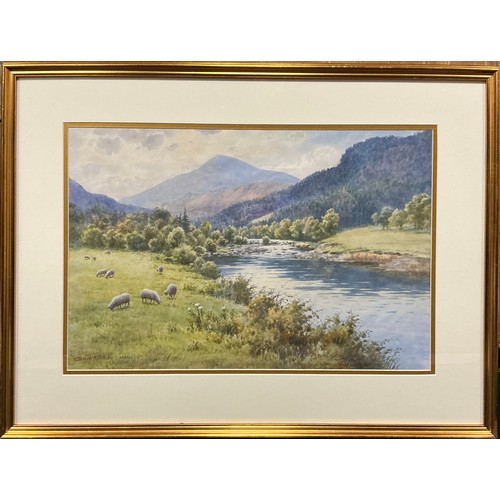 46 - Warren Williams ARCA (1863-1941) 
Snowdon 
signed, watercolour, 35cm x 52.5cm