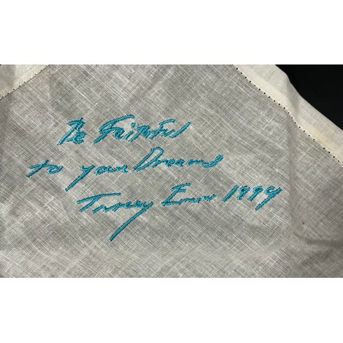 52 - Tracey Emin (b.1963), Be Faithful to your Dreams, for the Momart Christmas gift series 1999, an embr... 