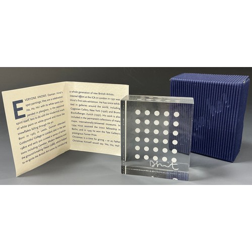 53 - Damien Hirst (b. 1965-), Ho, Ho, Ho!, for the Momart Christmas gift series 1997, perspex, internal s... 