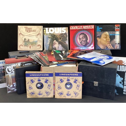 58 - Vinyls, LP, Records, mixed genres including, The Police, Phil Spector, The Everley brothers, Chuck B... 