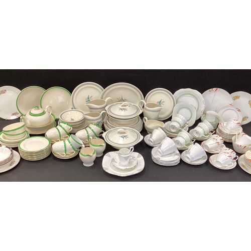 52 - Various mid-century tea sets and dinner services including, Crindley dinner service, Alfred Meakin t... 