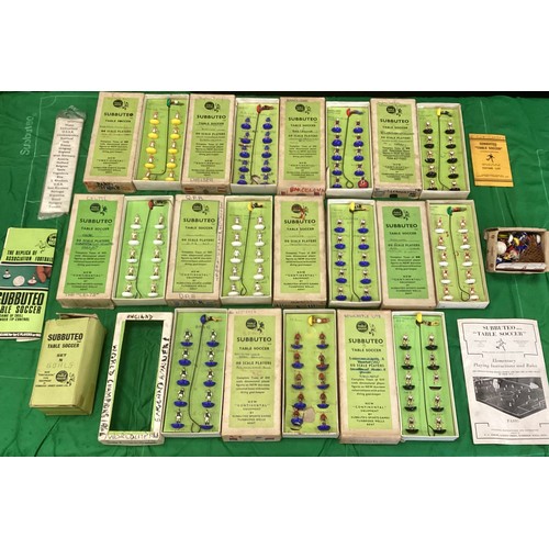 6058 - Toys and Collectors - Subbuteo - a qty of boxed sets of Football players, 00 scale players, includin... 