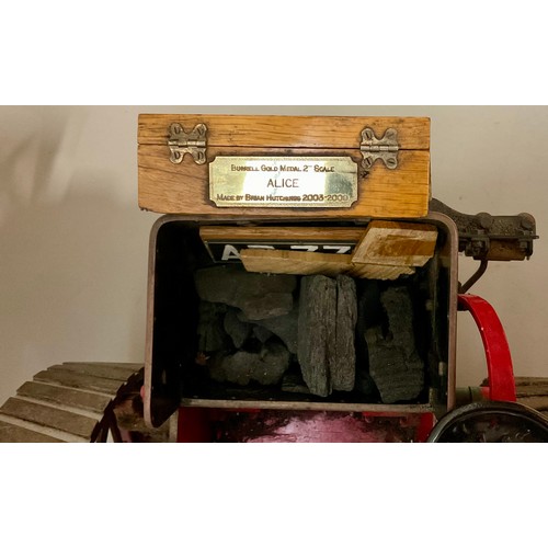 6019 - Live Steam - a Charles Burrell & Sons (Engineers, Thetford) live steam traction engine, Alice, The B... 