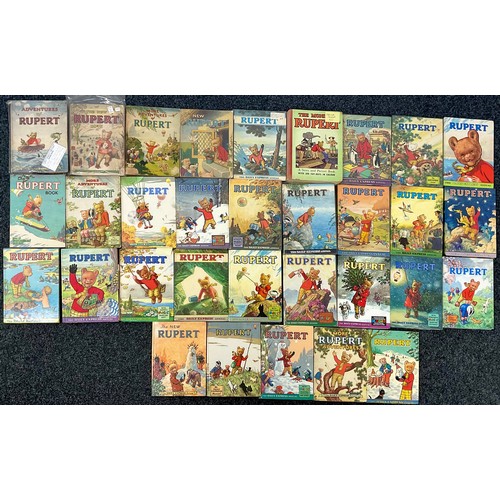 6025 - Children’s Books – Rupert Bear, Daily Express Annuals, 1946,  1947, 1950, 1951, 1952, 1953, 1954, 19... 