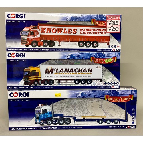6038 - Corgi Hauliers of Renown limited edition collection 1:50 scale diecast models including a Volvo FH (... 