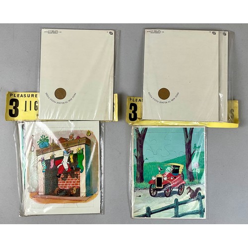 6055 - A Pleasure Pax 3 Jig-Saw Puzzle set, by Wonder Books, Div. Of Grosset & Dunlap, New York, NY, in ori... 