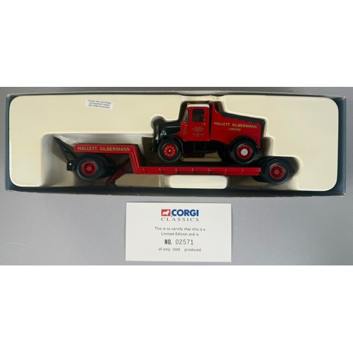 6036 - Corgi Toys - Heavy Haulage, 12801, Foden FG Articulated and Long Platform Trailer, limited edition 3... 