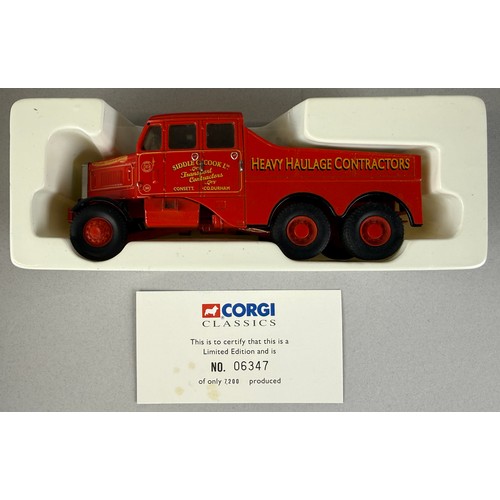 6036 - Corgi Toys - Heavy Haulage, 12801, Foden FG Articulated and Long Platform Trailer, limited edition 3... 