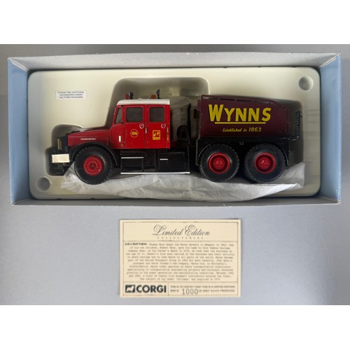 6036 - Corgi Toys - Heavy Haulage, 12801, Foden FG Articulated and Long Platform Trailer, limited edition 3... 