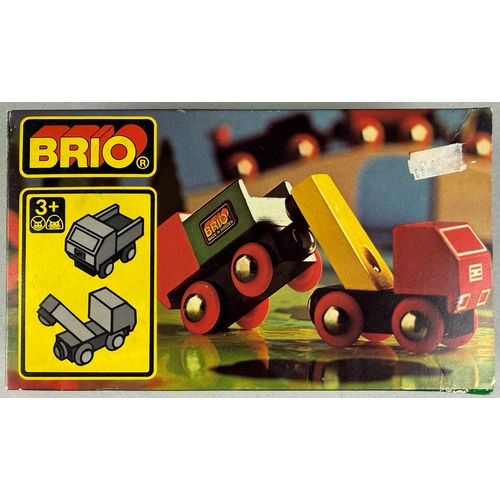 6048 - A large quantity of Brio, including no. 33133 wooden railway set, no. 33220 accessories for the wood... 