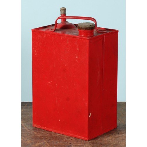 8003 - A 1970's ten litre can, FINNIGAN'S WAXOYL, illustrated with a car and instructions, 38cm high; a pet... 