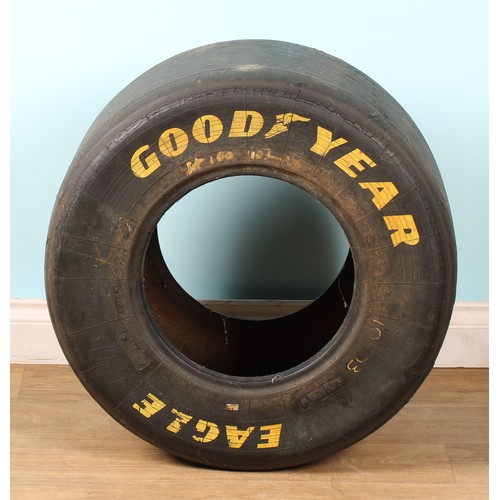 8010 - A Goodyear Eagle F1 racing tyre, 26.0 x 13.0-13, 64cm diameter

... 