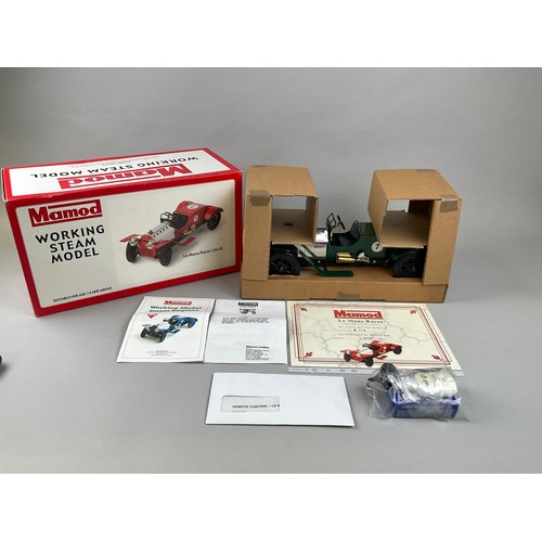 6024A - A Mamod live steam Le Mans Racer LM1R, green livery, number 7 decals, limited edition no.270, comple... 