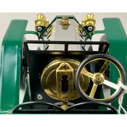 6024A - A Mamod live steam Le Mans Racer LM1R, green livery, number 7 decals, limited edition no.270, comple... 