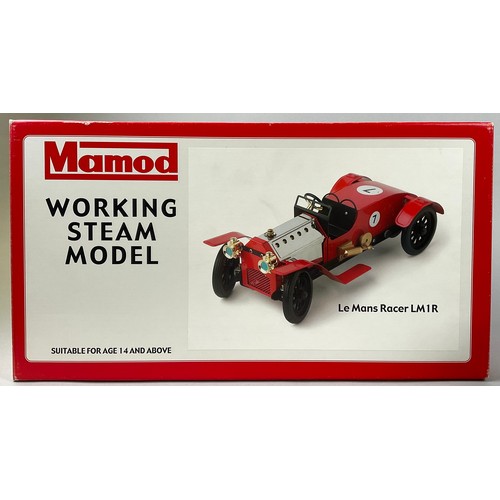 6024A - A Mamod live steam Le Mans Racer LM1R, green livery, number 7 decals, limited edition no.270, comple... 