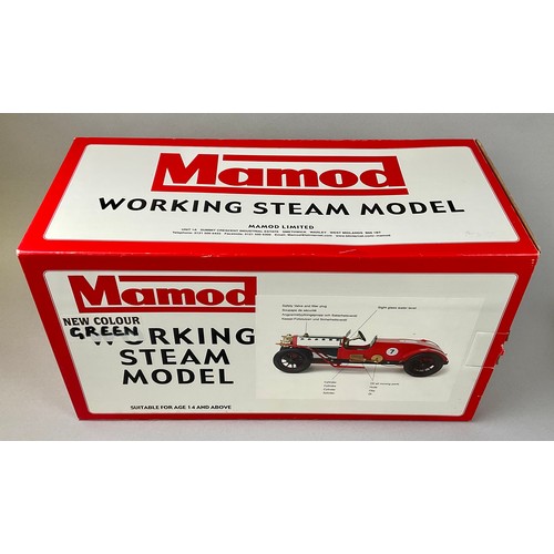6024A - A Mamod live steam Le Mans Racer LM1R, green livery, number 7 decals, limited edition no.270, comple... 