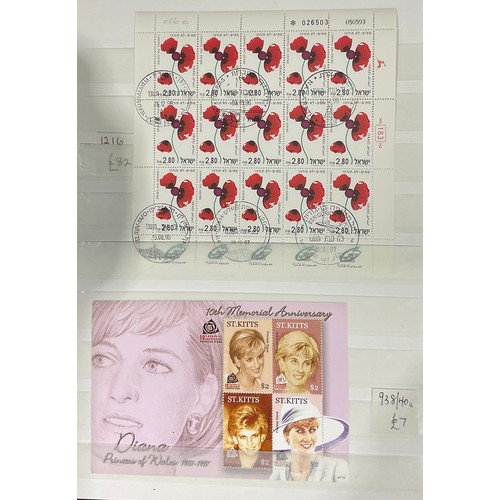5009 - Stamps : Worldwide miniture sheet collection , including better items catalogue value £1000 +