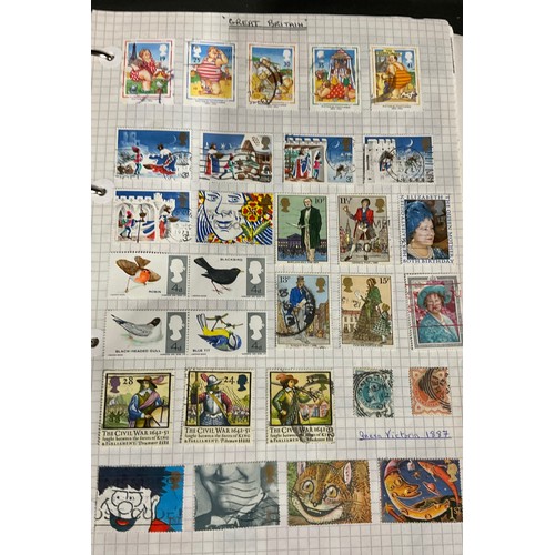 5026 - An album of British and World Stamps. Mainly British ERII issues.