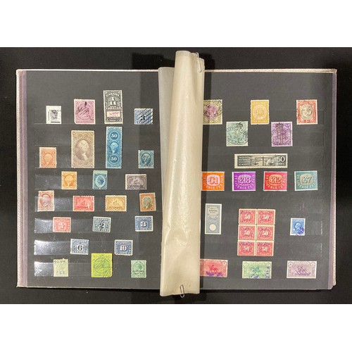 5036 - Stamps : GB,Commonwealth & World Revenue stamp collection Values to £10 spotted in stockbook