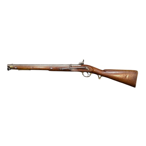 5007 - Victorian British 1844 Pattern Yeomanry Cavalry Percussion Carbine, .65-.66 cal, percussion cap mech... 
