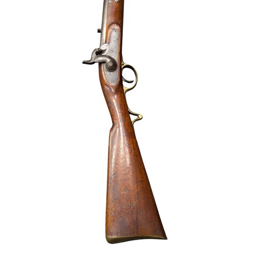 5007 - Victorian British 1844 Pattern Yeomanry Cavalry Percussion Carbine, .65-.66 cal, percussion cap mech... 