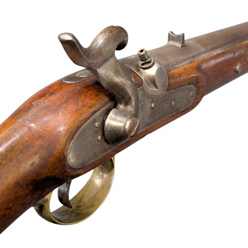 5007 - Victorian British 1844 Pattern Yeomanry Cavalry Percussion Carbine, .65-.66 cal, percussion cap mech... 